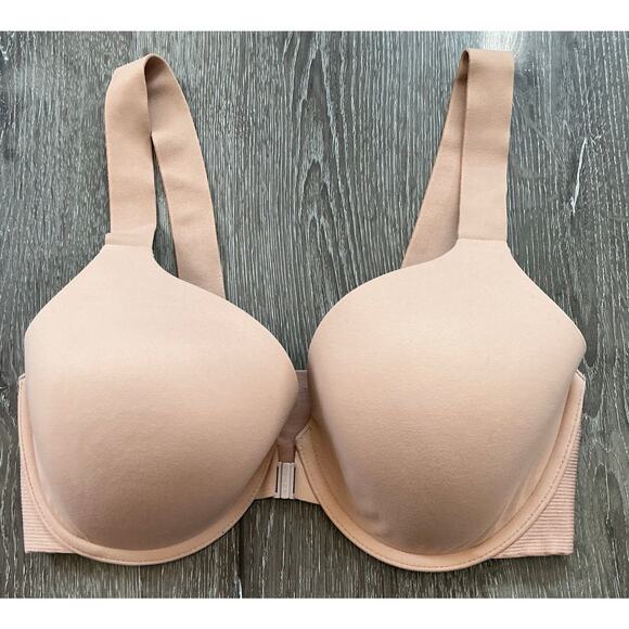 SPANX Bra-llelujah! Lightly Lined Full Coverage Bra 34D Front Clasp Underwire - Picture 1 of 8